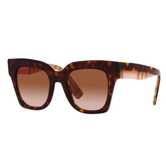 Burberry Kitty Dark Havana Sunglasses - Picture 1 of 1